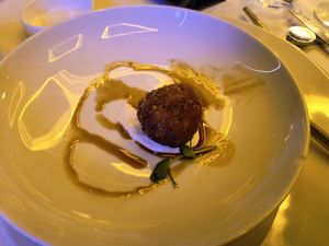 Polpetta veg at Kinzu Sushi Experience in Rovereto