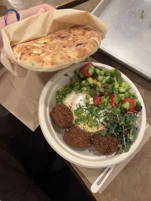 Falafel Hummus Bowl  at The Hummus Shop in Boston