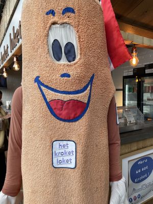 Mascot!  at Het Kroket Loket - Kiosk in Rotterdam