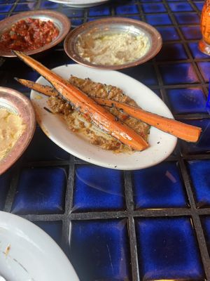 Coal roasted carrot w ajika   at Clay & Fire in Kansas City