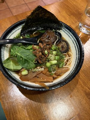  vegan shoyu ramen  at Gin Ramen & Asian Tapas in Alexandria
