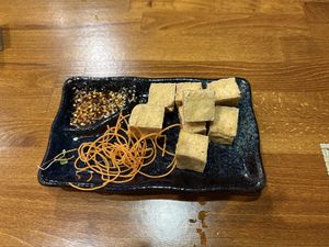 fried tofu  at Gin Ramen & Asian Tapas in Alexandria