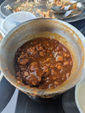 Split pea lentil stew. Very hardy and delicious at The Moody Foody in Maple Ridge