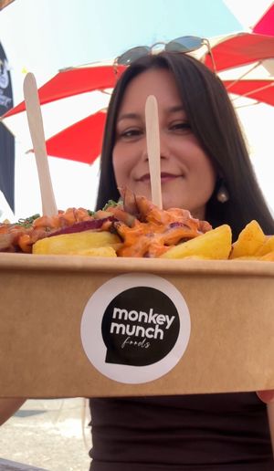 Best Loaded vegan fries 😍  at Monkey Munch in Zurich