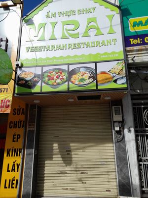 Outside at Mirai Chay in Ho Chi Minh City