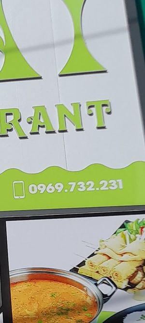 Phone number at Mirai Chay in Ho Chi Minh City