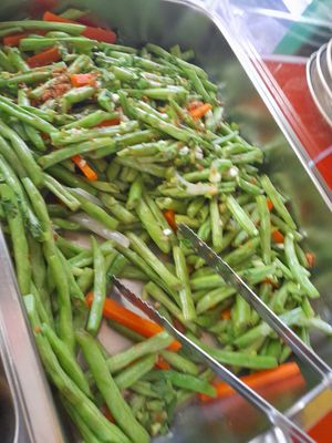 Com chay selection veggies at CHAY GIA ĐÌNH NHẬT HẠ in Ho Chi Minh City