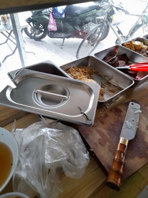 Vegan ingredients at Hủ Tiếu Chay Âu Lạc Q7 in Ho Chi Minh City