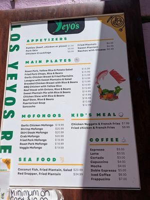  at Los Yeyos Restaurant in San Juan