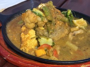 Veggie Mofongo  at Los Yeyos Restaurant in San Juan