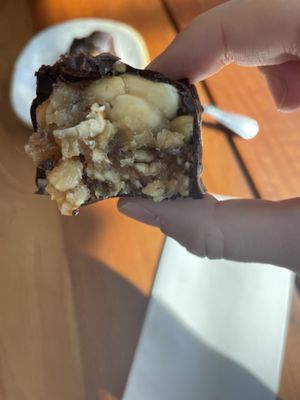 Best vegan snickers I have had   at SOL in Surat Thani