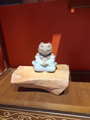 In the garden at Tiệm Chay Heye - Hương Vị Đài Loan in Ho Chi Minh City