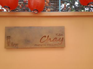 Wall outside at Tiệm Chay Heye - Hương Vị Đài Loan in Ho Chi Minh City