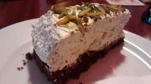 Pistachio torte at Kaspar Hauser in Ansbach