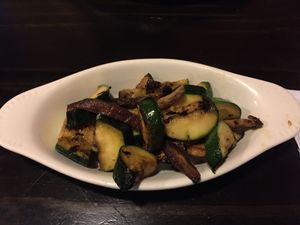 Sautéed zucchini & mushrooms   at Bite in Milford