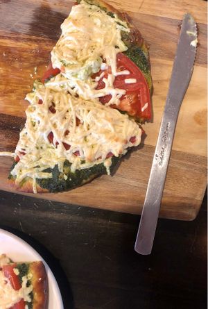 Vegan flatbread appetizer at Bite in Milford
