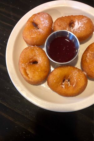 Delicious donut dessert at Bite in Milford