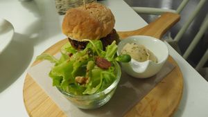 Lentil (Quinoa) Coquette Burger - RM30 (as of 2017) at Real Food 真食 in Penang