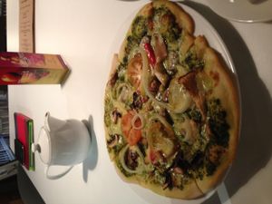 All time favorite pizza, yummy - Joe at Real Food 真食 in Penang