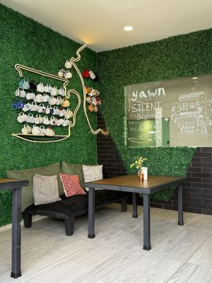 Cute small business interior  at Calli Cacao Cafe in Puerto Vallarta