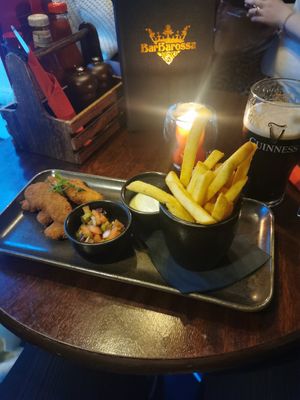 Vegan Goujons at BarBarossa - Oliver Plunkett Street in Cork