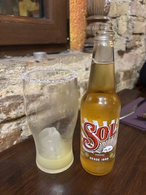 Chelada  at Mi Méjico in Granada