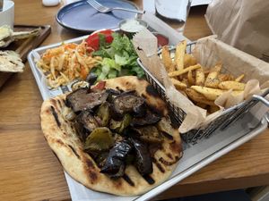 Roasted veggie Gyro  at Opa Taverna in West Chester