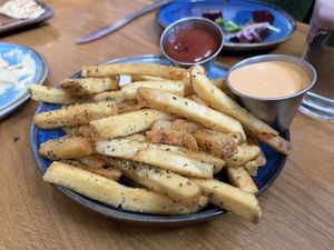 Fríes  at Opa Taverna in West Chester