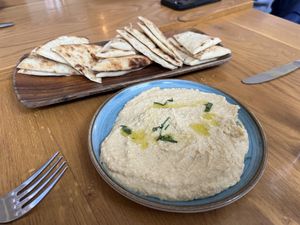 Hummus  at Opa Taverna in West Chester