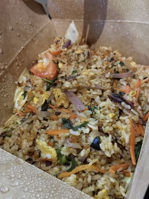 Basil fried rice   at Basil Vegan Thai & Sushi in Las Vegas