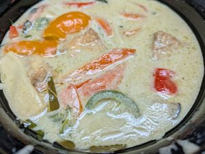 Green curry at Basil Vegan Thai & Sushi in Las Vegas