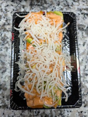 Sunset roll at Basil Vegan Thai & Sushi in Las Vegas