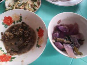 Full meal vegan monggo and bulalo at Idol Restaurant  in Odiongan
