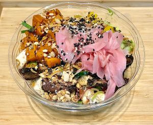 Large poké bowl at Poke & Co - BCT in Dubai