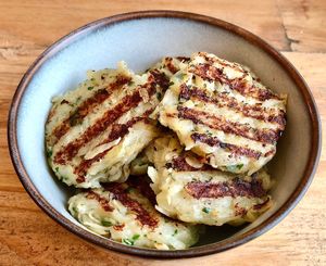 Housemade hash browns  at Baker's Kitchen Destination Restaurant in Dubai