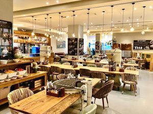 Interior at Baker's Kitchen Destination Restaurant in Dubai