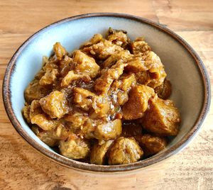 Soya keema curry at Baker's Kitchen Destination Restaurant in Dubai