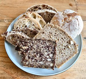 Just some of the breads!  at Baker's Kitchen Destination Restaurant in Dubai