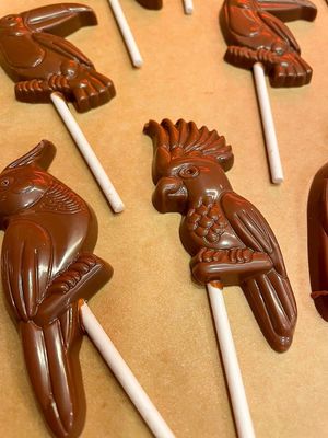 Vegan chocolate lollies  at Gabu Chocolatier in South East London