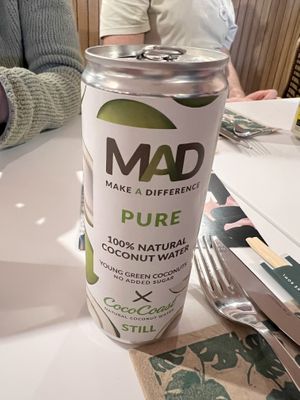 coconut waterr  at MALOA Poke Bowl in Basel