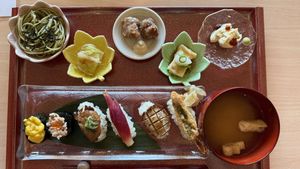 Sushi obanzai (all vegan)  at Vegan Sushi Kyoto in Kyoto