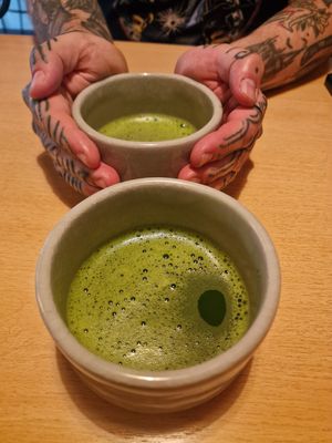 Fuji matcha at Vegan Sushi Kyoto in Kyoto