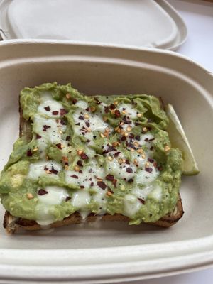 Avocado toast   at Avo in New York City
