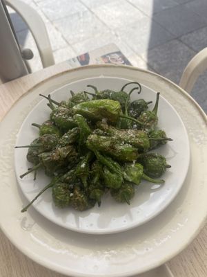 Padron peppers  at La Granada in Sevilla