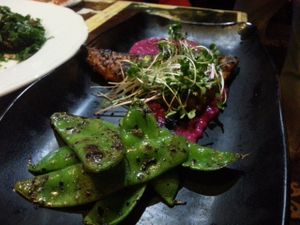 Polenta at Nanuchka in Tel Aviv