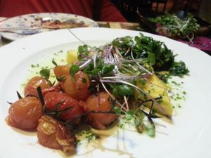 Polenta at Nanuchka in Tel Aviv