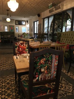 Decor at Nanuchka in Tel Aviv