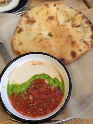 Dough Spinach & Tofu  at Nanuchka in Tel Aviv