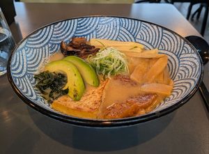 Vegan ramen, normal (not spicy). at Ramen Kafé in Umea