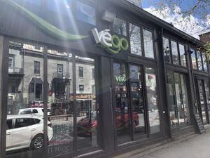 Outside at Resto Vego in Montreal